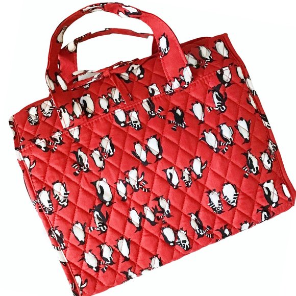 Vera Bradley Hanging Organizer Makeup Bag Penguins - Picture 8 of 9